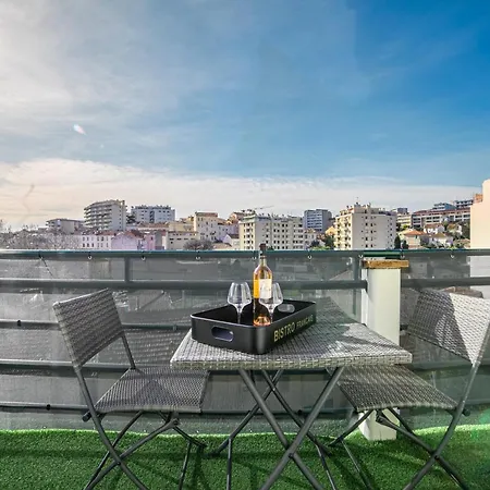 The Loft - Superb 2 Bedrooms On Floor With Terrace - 10min To Palais & Beach! * كان
